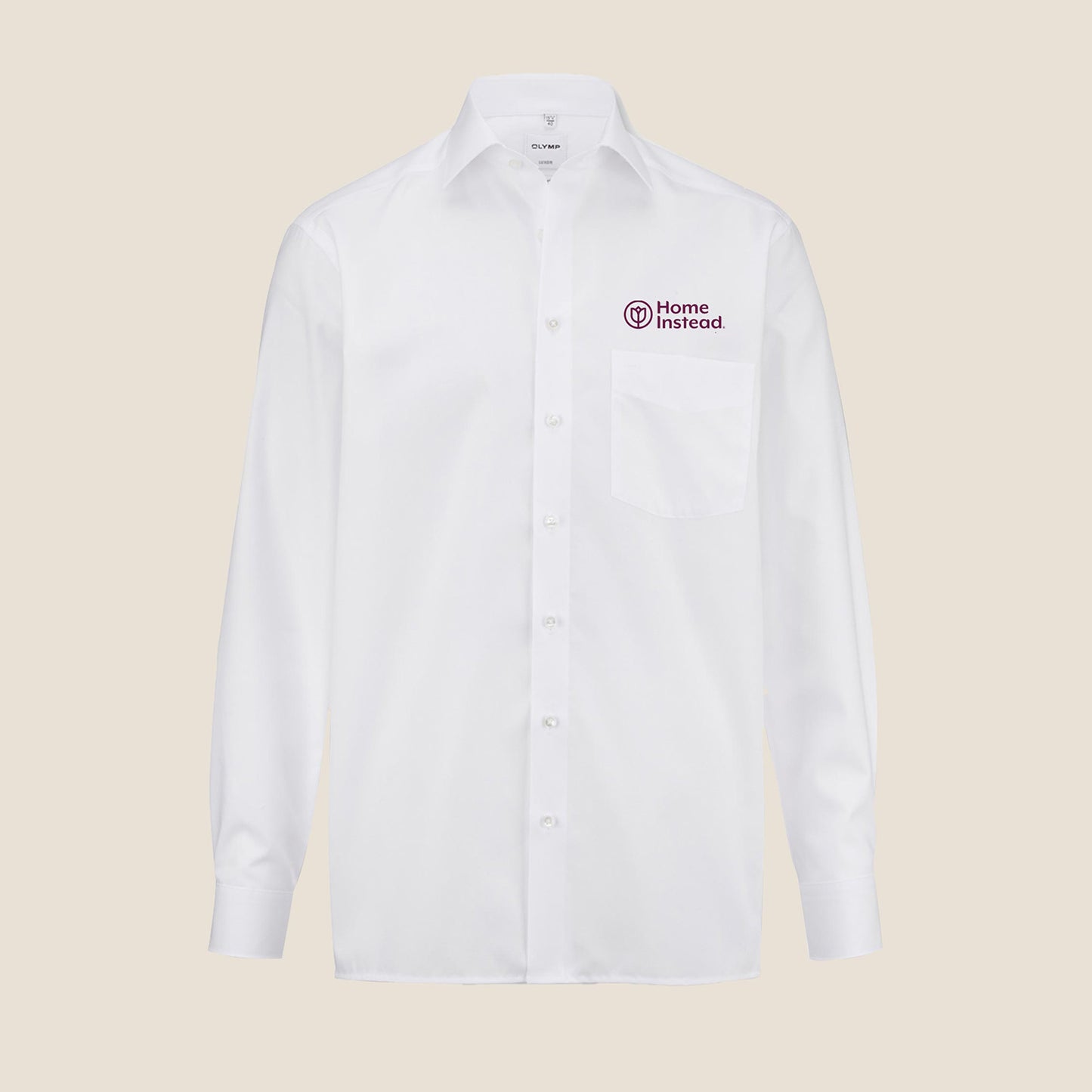 Herren Hemd Comfort Fit Weiss