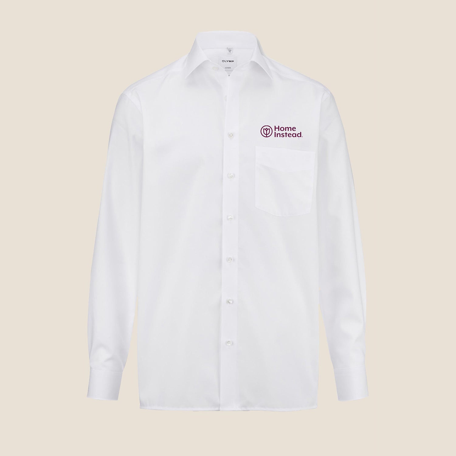 Herren Hemd Comfort Fit Weiss