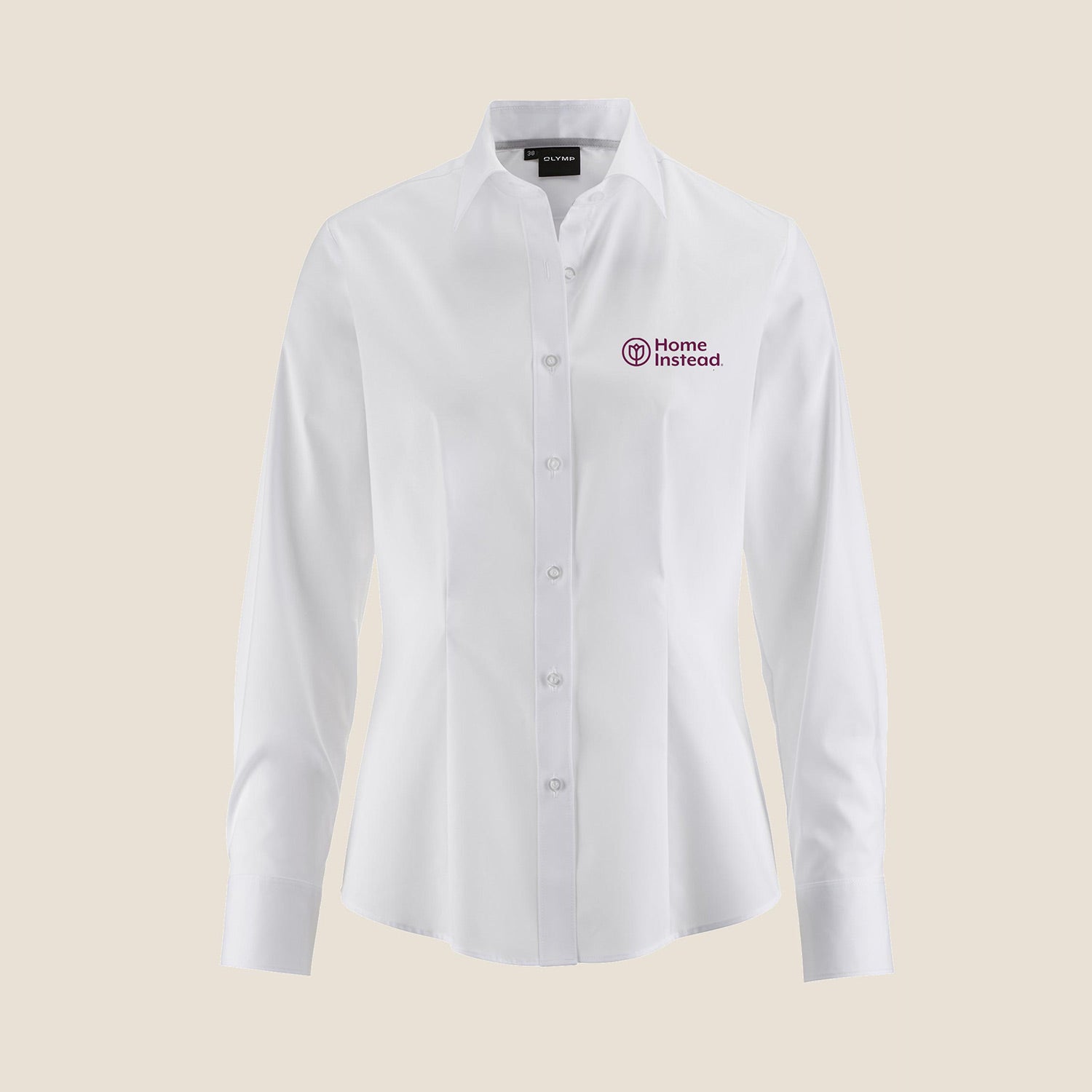 Damen Bluse Slim Fit Weiss