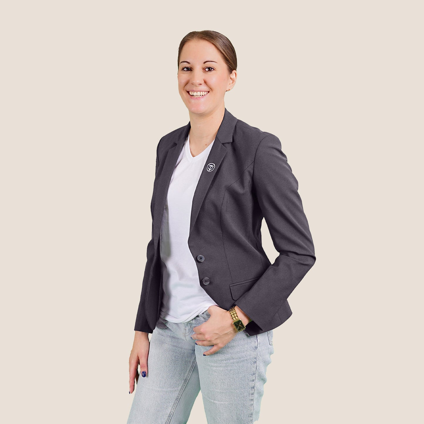 Damen Blazer Premium Slim Fit