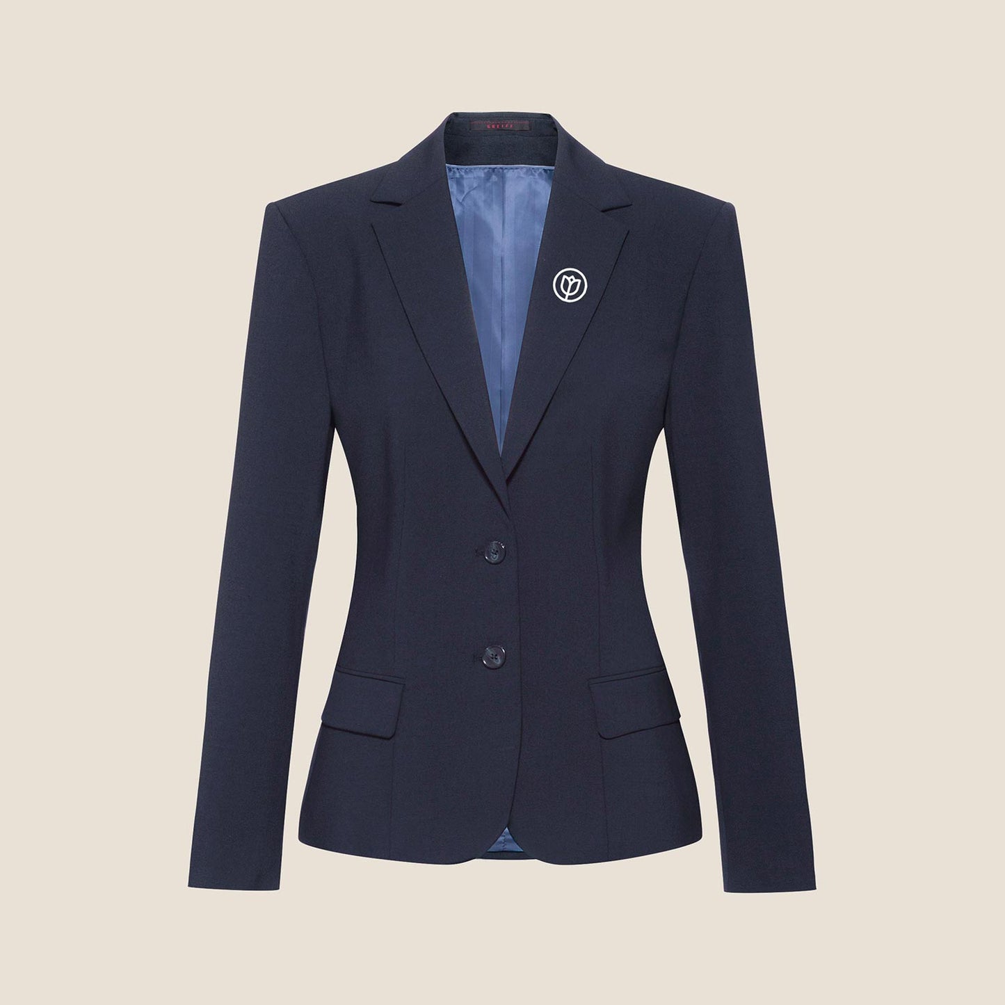 Damen Blazer Premium Slim Fit Marine