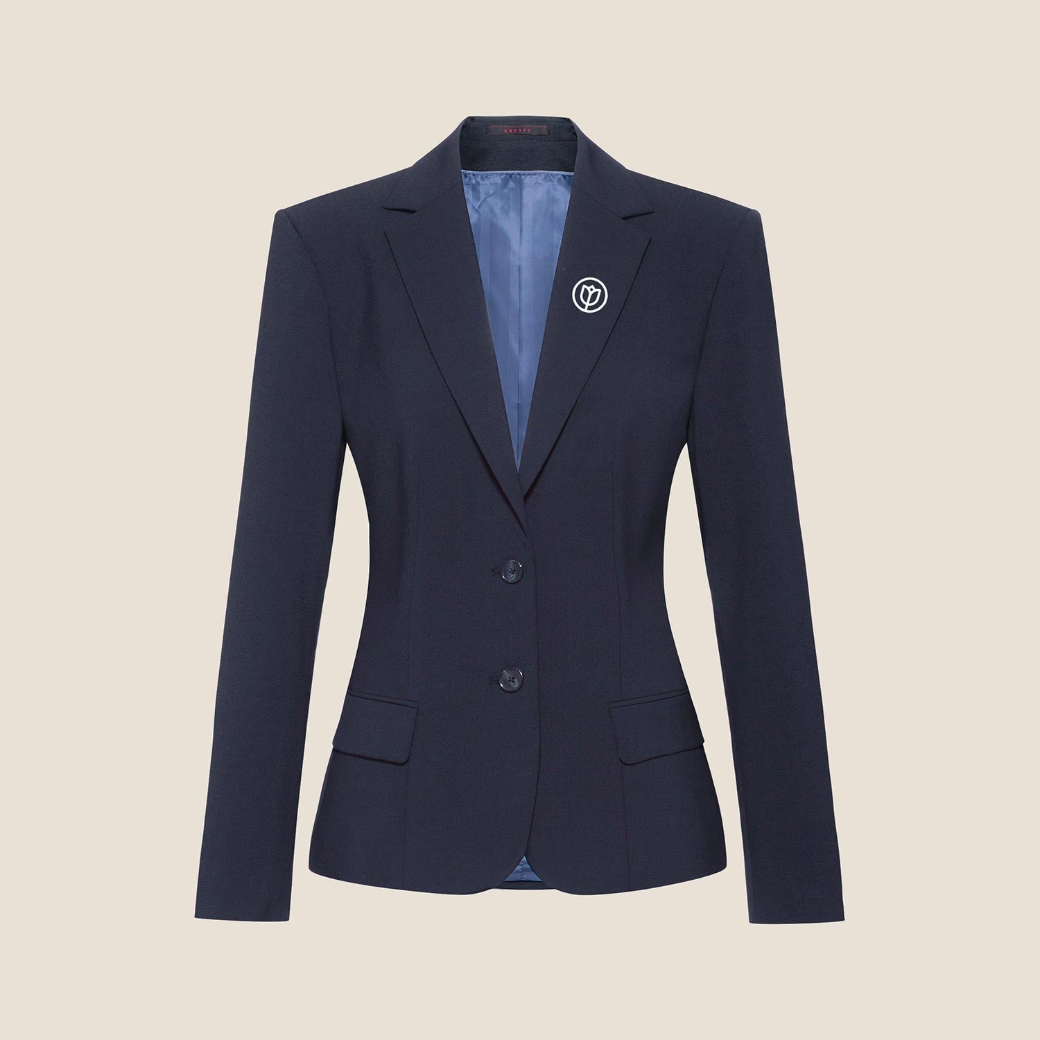 Damen Blazer Premium Slim Fit Marine