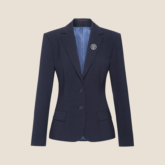 Damen Blazer Premium Slim Fit Marine