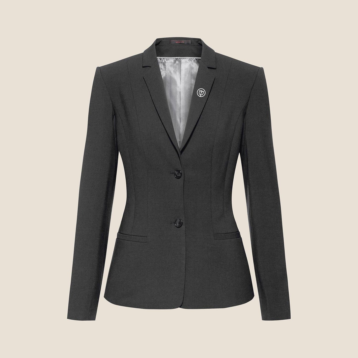 Damen Blazer Premium Regular Fit Anthrazit
