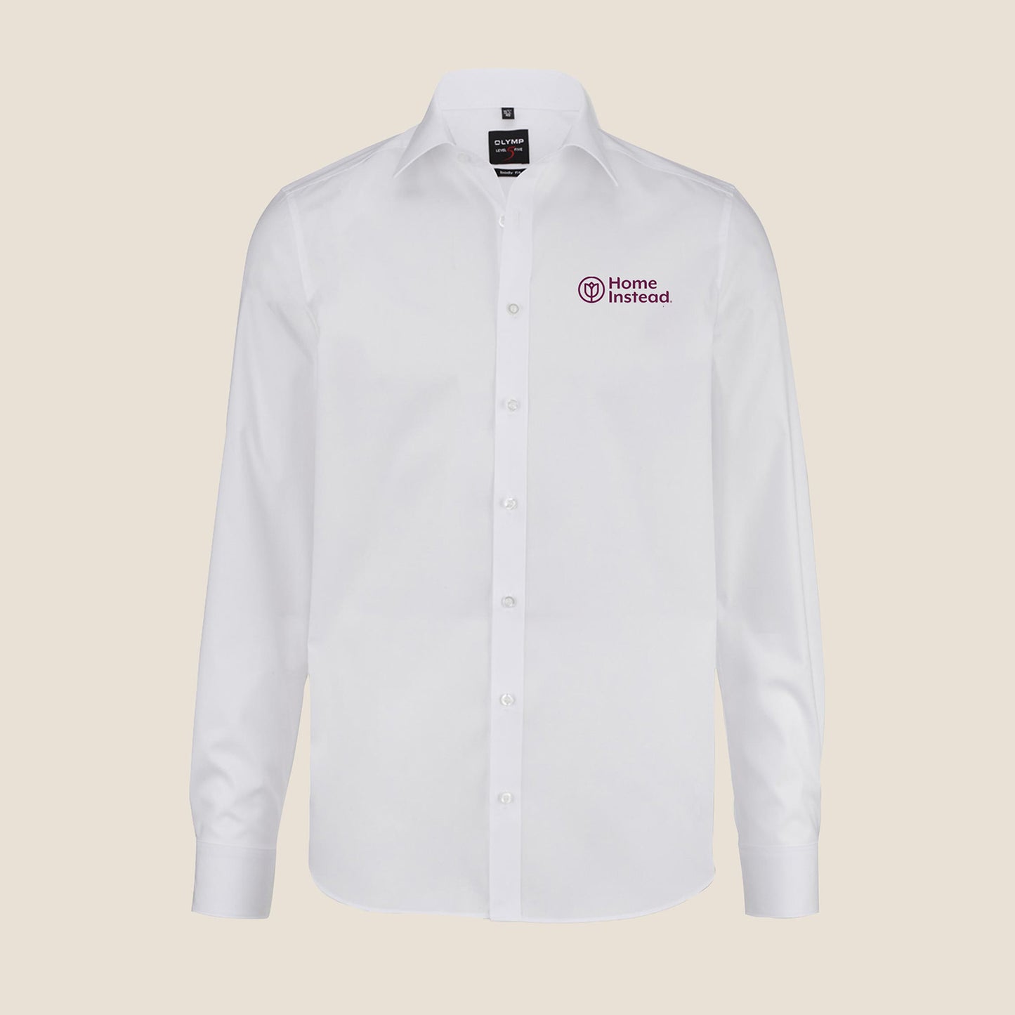 Herren Hemd Slim Fit Weiss