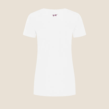 Damen T-Shirt mit V-Ausschnitt