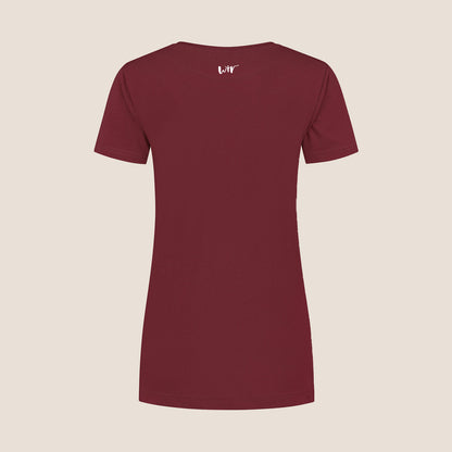 Damen T-Shirt mit V-Ausschnitt