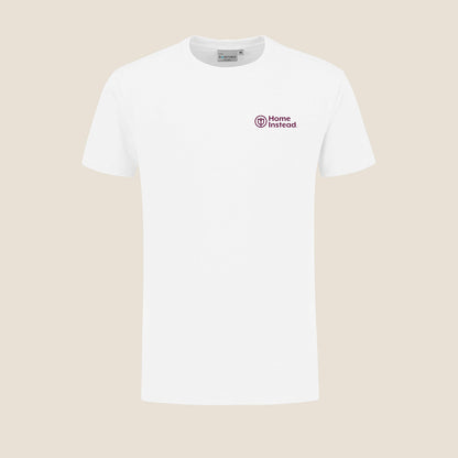 Herren T-Shirt Rundhals Weiss