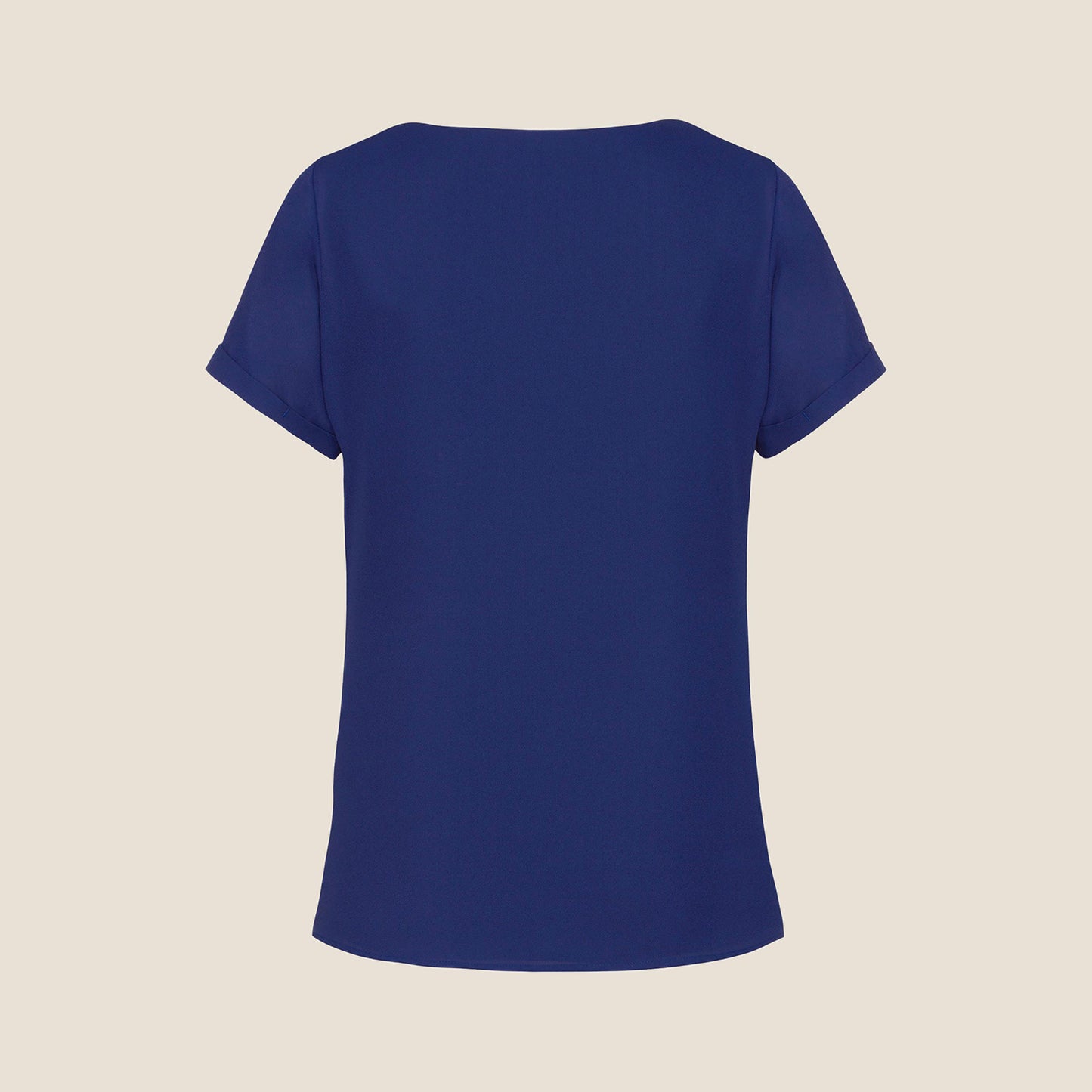 Damen Chiffonbluse Kurzarm