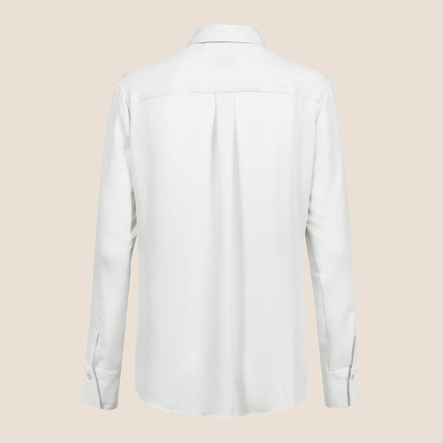 Damen Chiffonbluse mit Knopfleiste