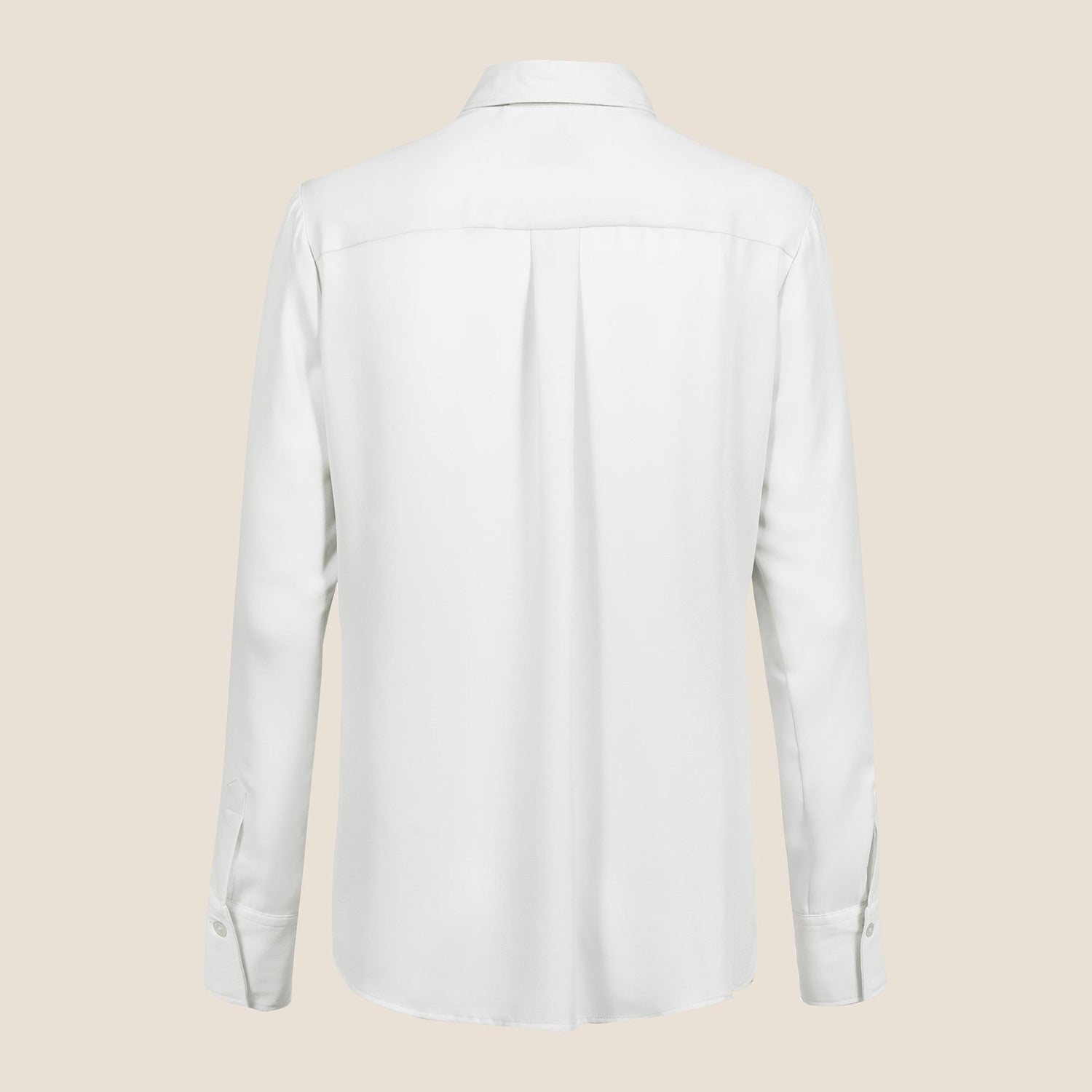 Damen Chiffonbluse mit Knopfleiste