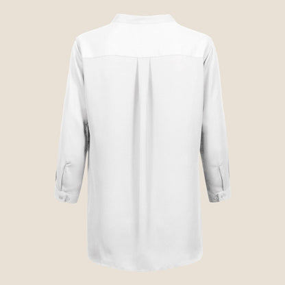 Damen Chiffonbluse mit 3/4 Arm