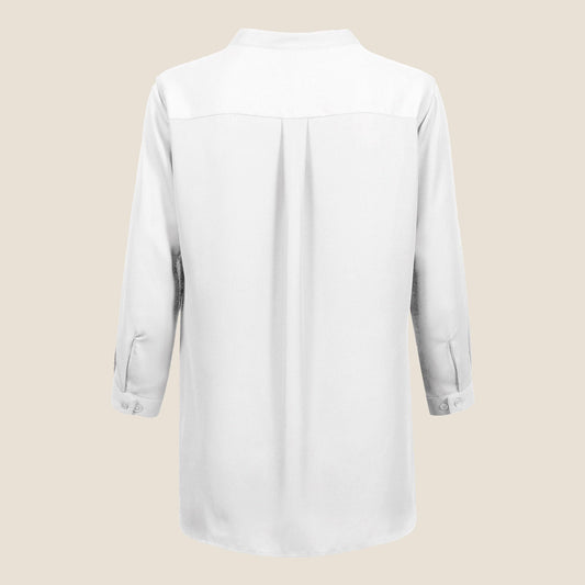 Damen Chiffonbluse mit 3/4 Arm